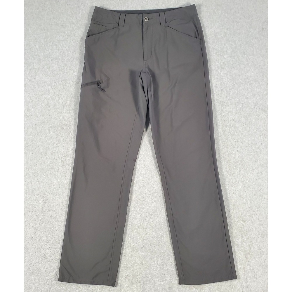 Patagonia Quandary Pants Mens 32x32 Gray Nylon Stretch Hiking Outdoor STY55181